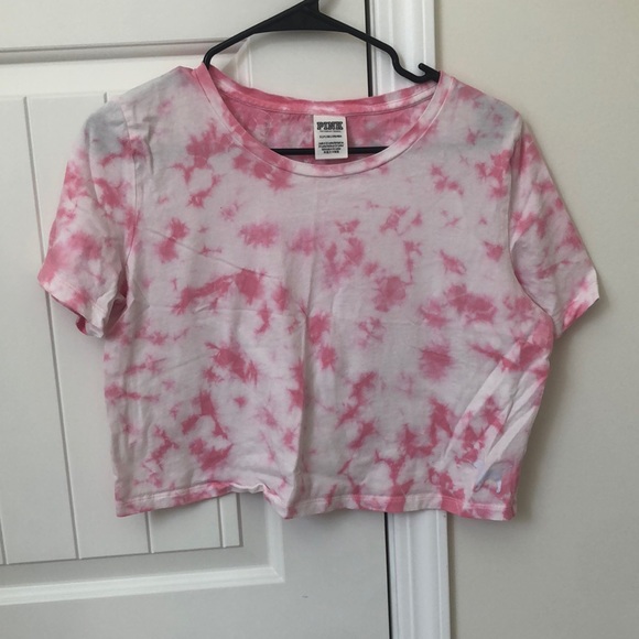 Victoria's Secret Tops - vs pink tie dye tee